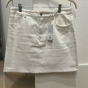 White Mini Skirt